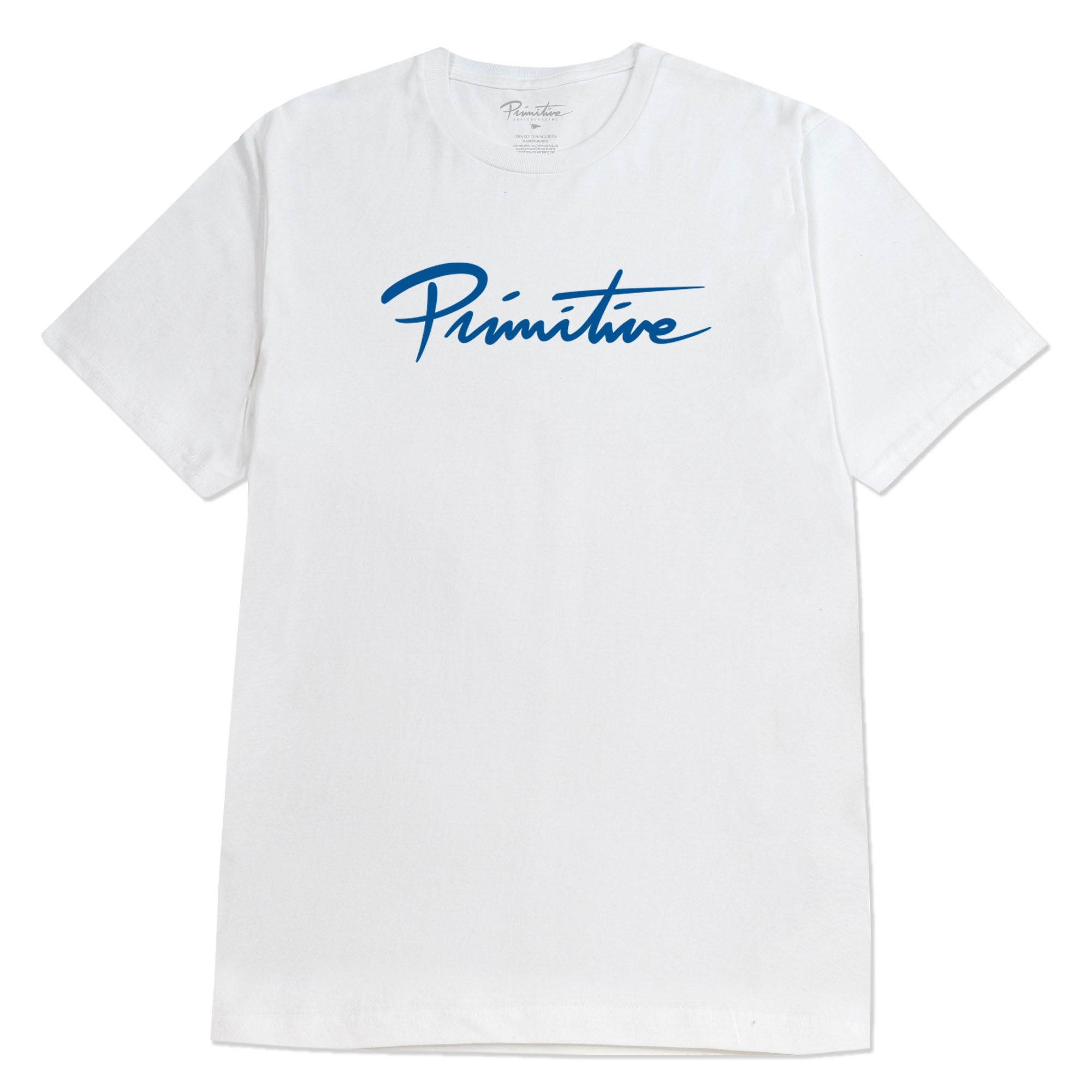 Primitive Polera Nuevo Script Hw White