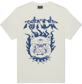 RIPNDIP Polera The Happiest Cat Tee Bone