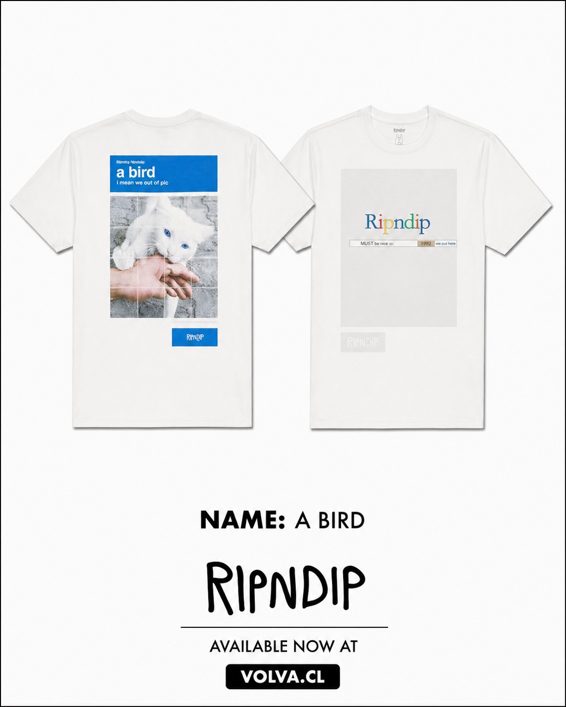 RIPNDIP Polera A Bird Bone