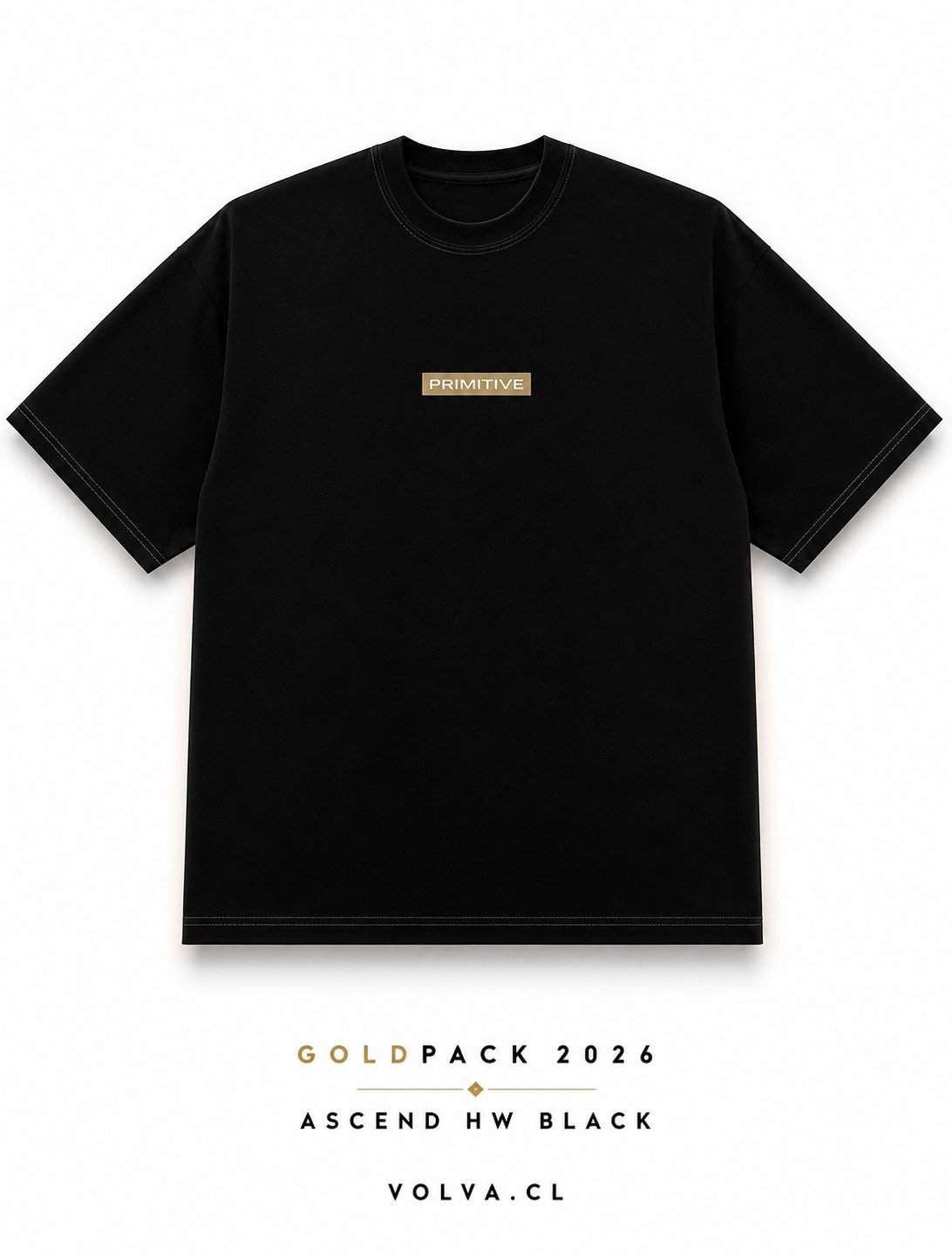 Primitive Polera Ascend HW Black