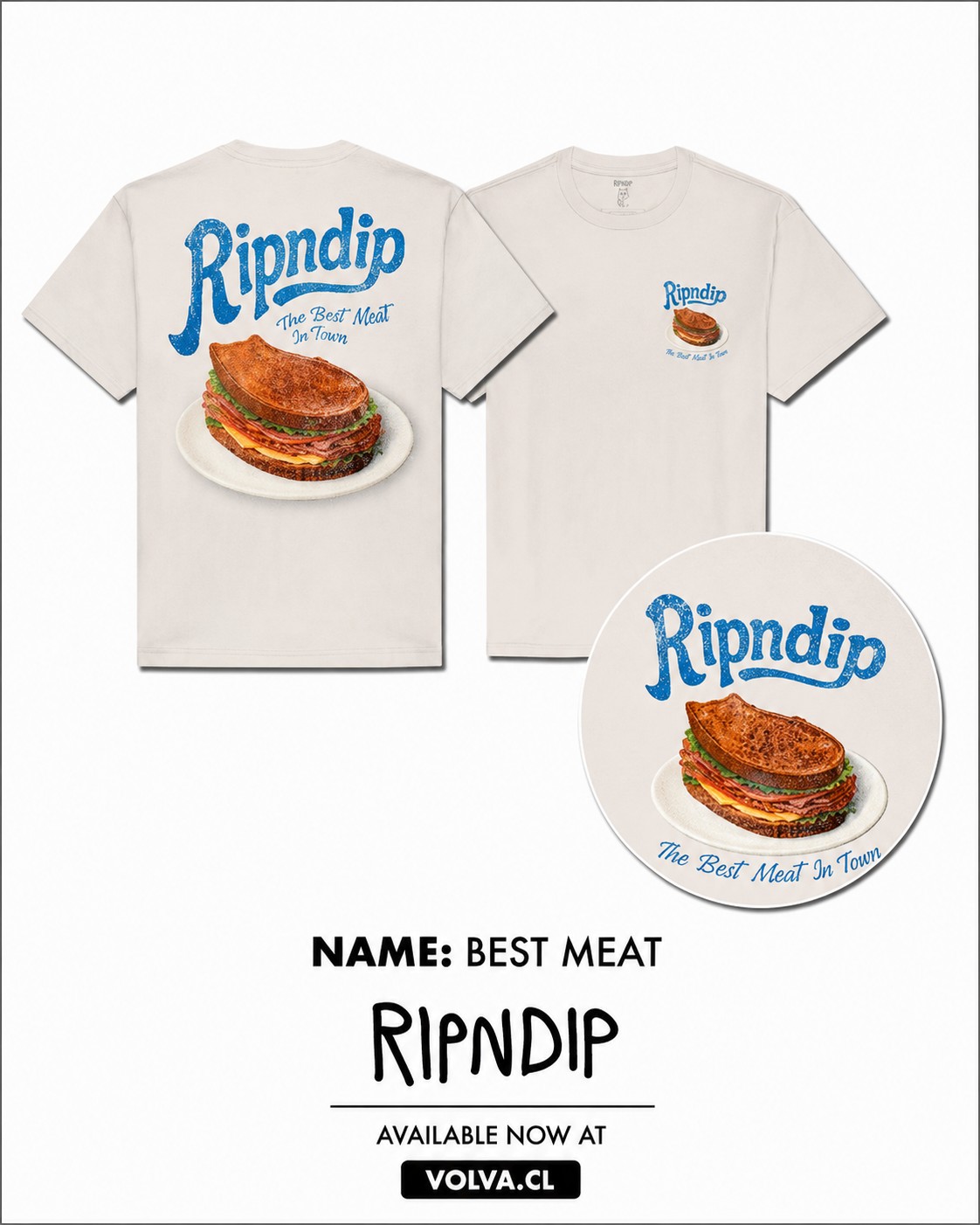 RIPNDIP Polera Best Meat Bone