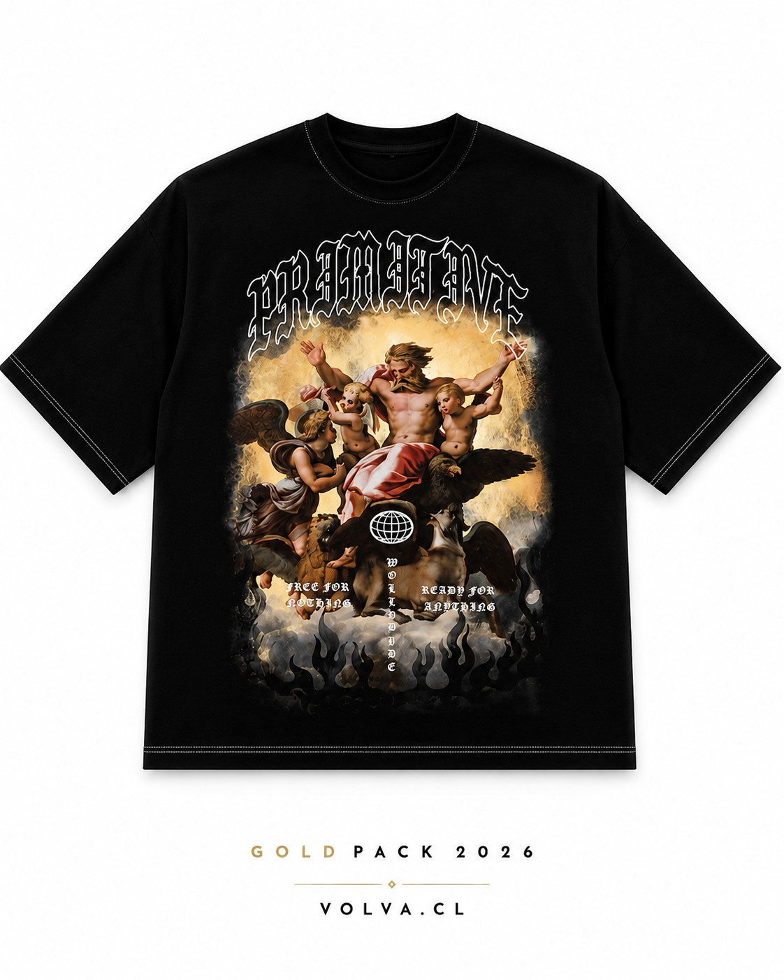 Primitive Polera Stay Ready HW Black