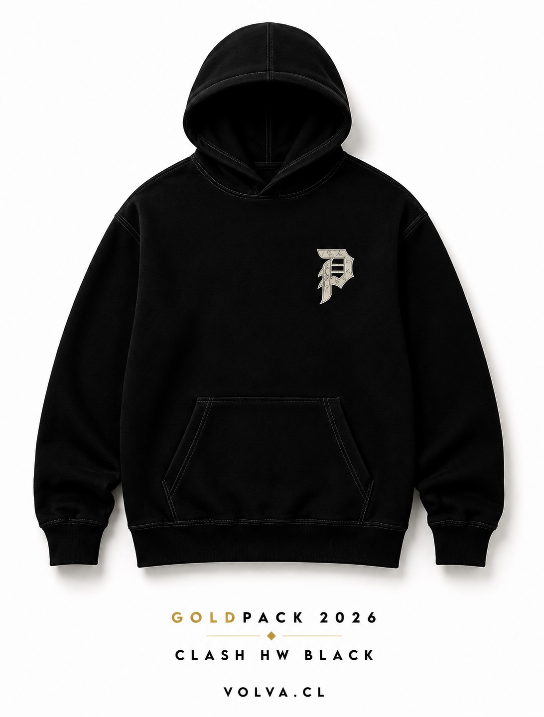 Primitive Polerón Hoodie Clash HW Black