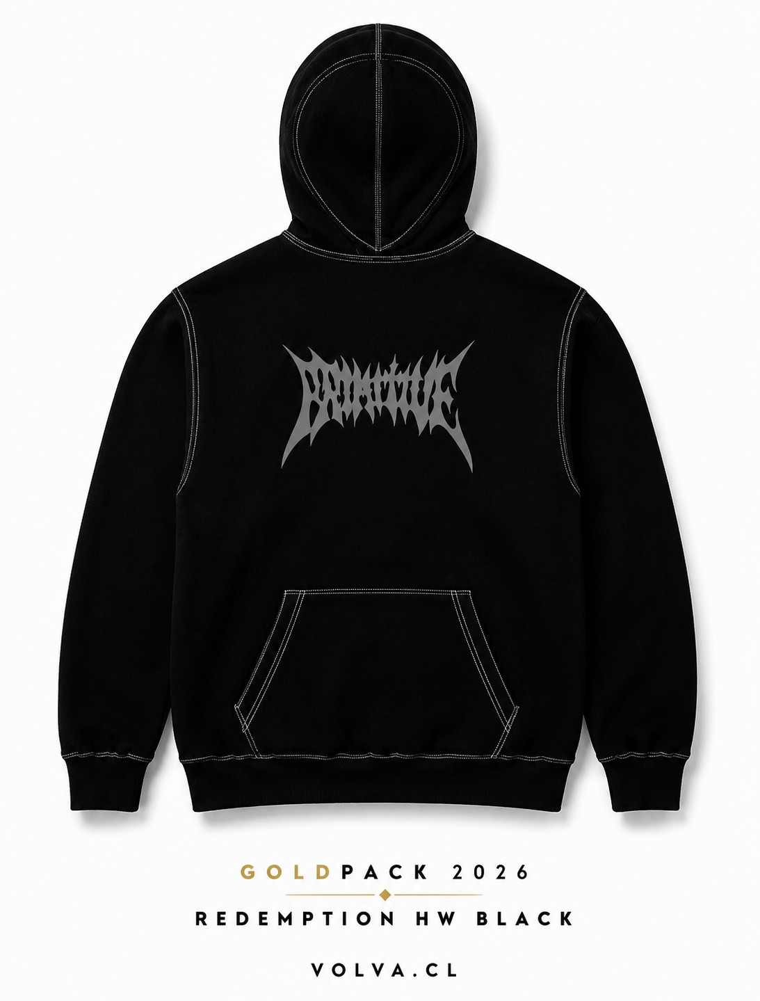 Primitive Polerón Hoodie Redemption HW Black